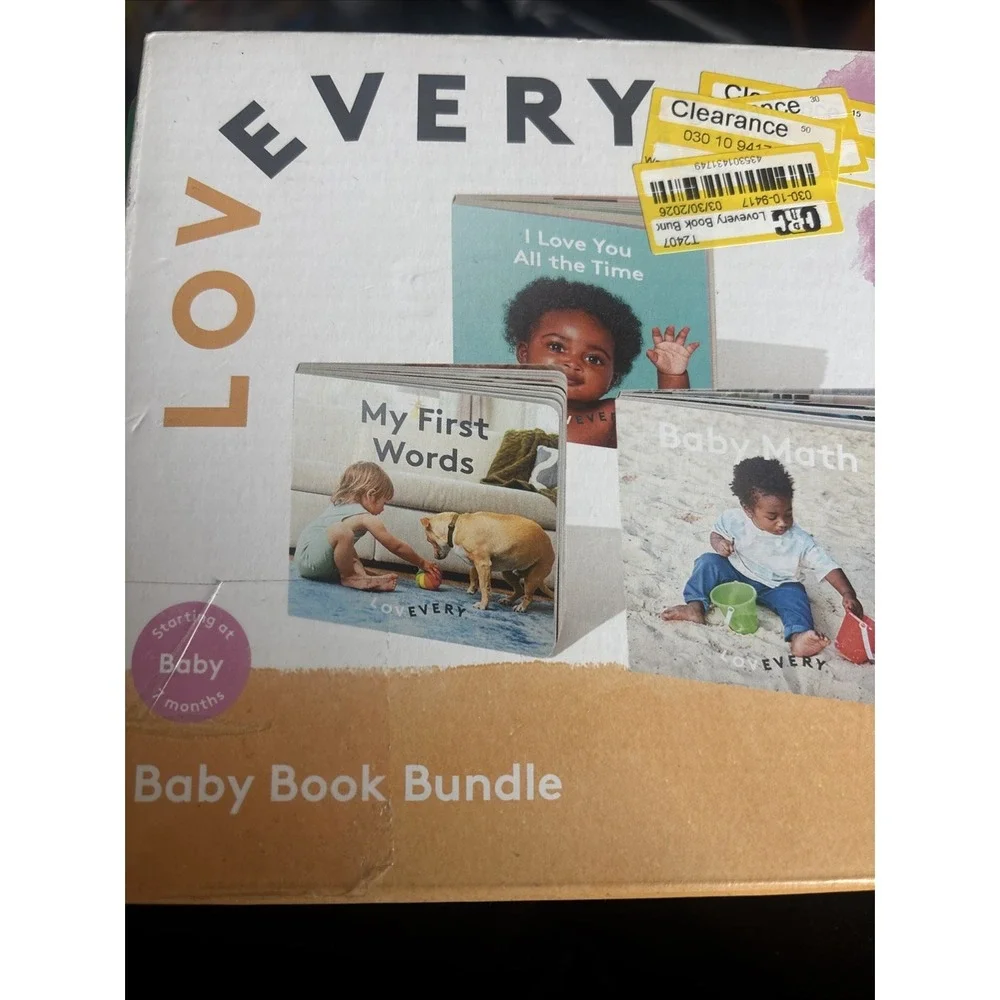 Lovevery Book Bundle Baby Learning Toy - Words Math Love